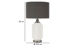 Brighty Bordslampa 65cm Vit/Grå