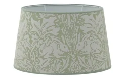 Brother Rabbit Oval Lampskärm 25cm Sage William Morris