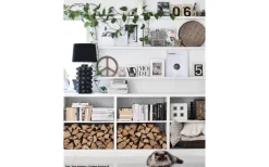 Bubbels Lampfot 49cm Black Marble