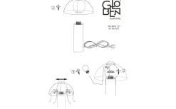 Buddy Bordslampa 36cm Blush
