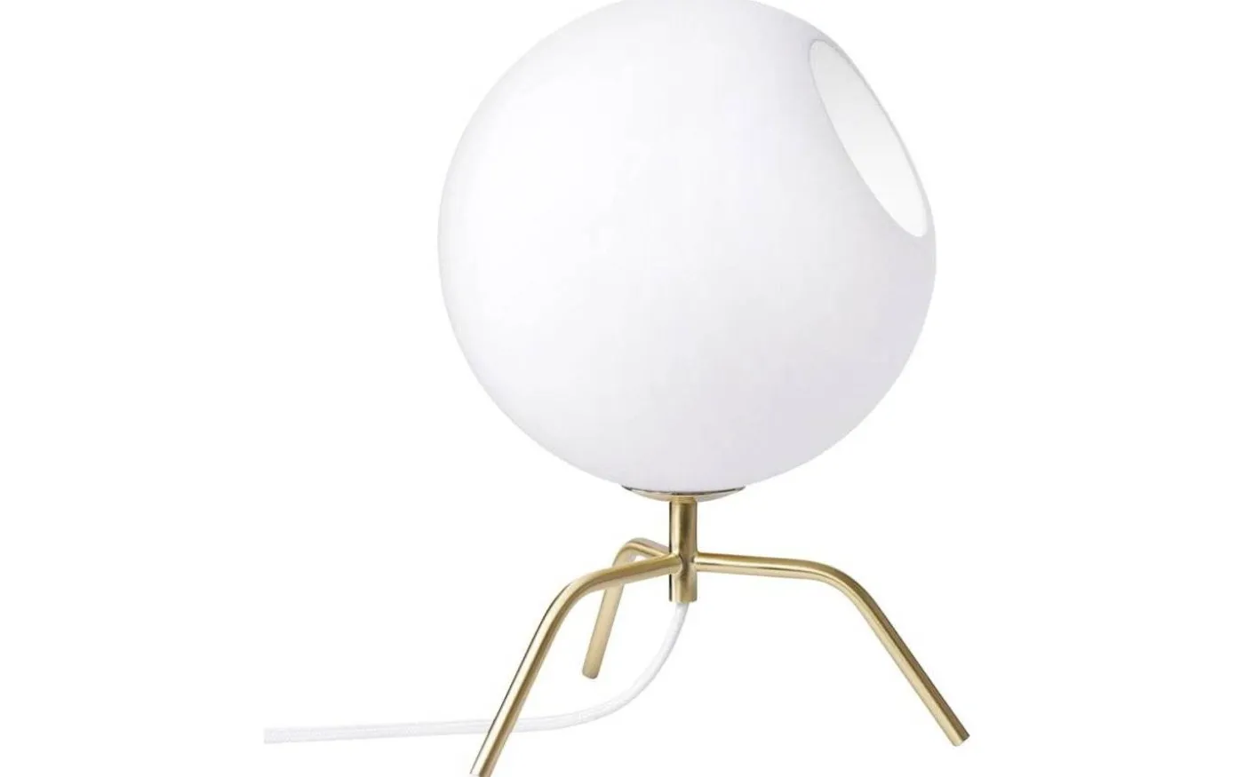 Bug Bordslampa 20cm Mässing/Opalglas