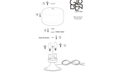 Bullen Bordslampa 25cm Vit