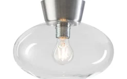 Bullo Plafond 27cm Aluminium/Klar