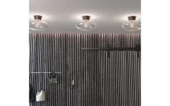 Bullo Plafond 38cm Oxid/Klarglas