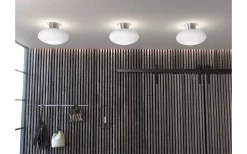 Bullo XL Plafond 38cm Aluminium/Opal