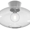 Bullo XL Plafond 38cm Aluminium/Klar