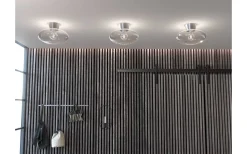 Bullo XL Plafond 38cm Aluminium/Klar