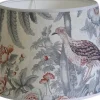 Burdett Lampskärm Ø20cm Grå Laura Ashley