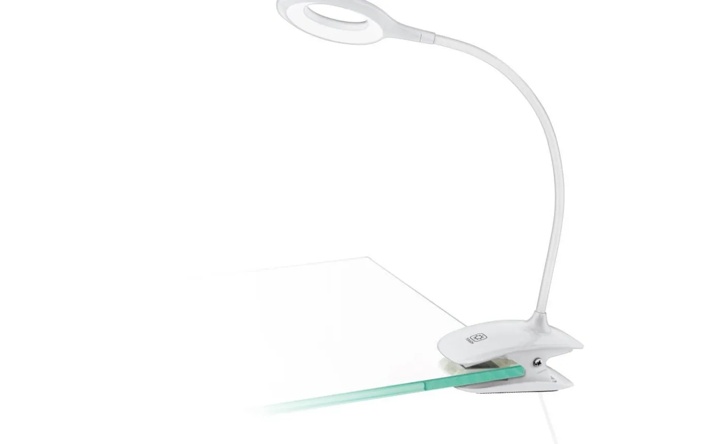 Cabado Klämlampa 42cm Batteri/USB LED 3000K 3W Vit