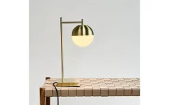 Caen Bordslampa 45cm Opal/Mässing