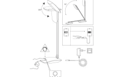 Cajero Skrivbordslampa 50cm USB LED 4000K 4,5W Svart