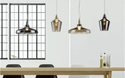 Calas Fönsterlampa 20cm rökfärgad