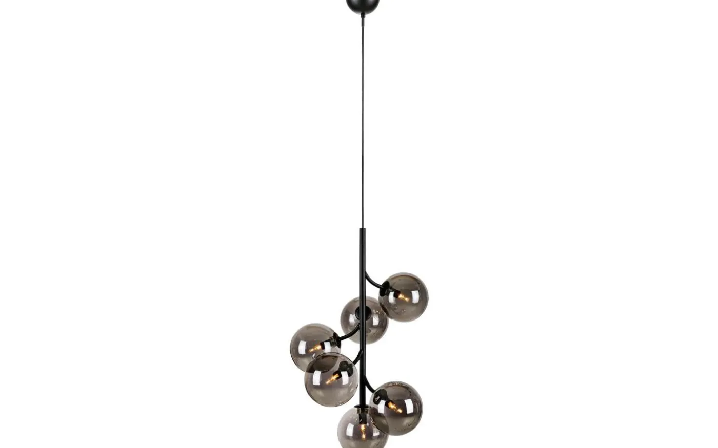 Callisto Taklampa 45cm 6L Svart/Rök