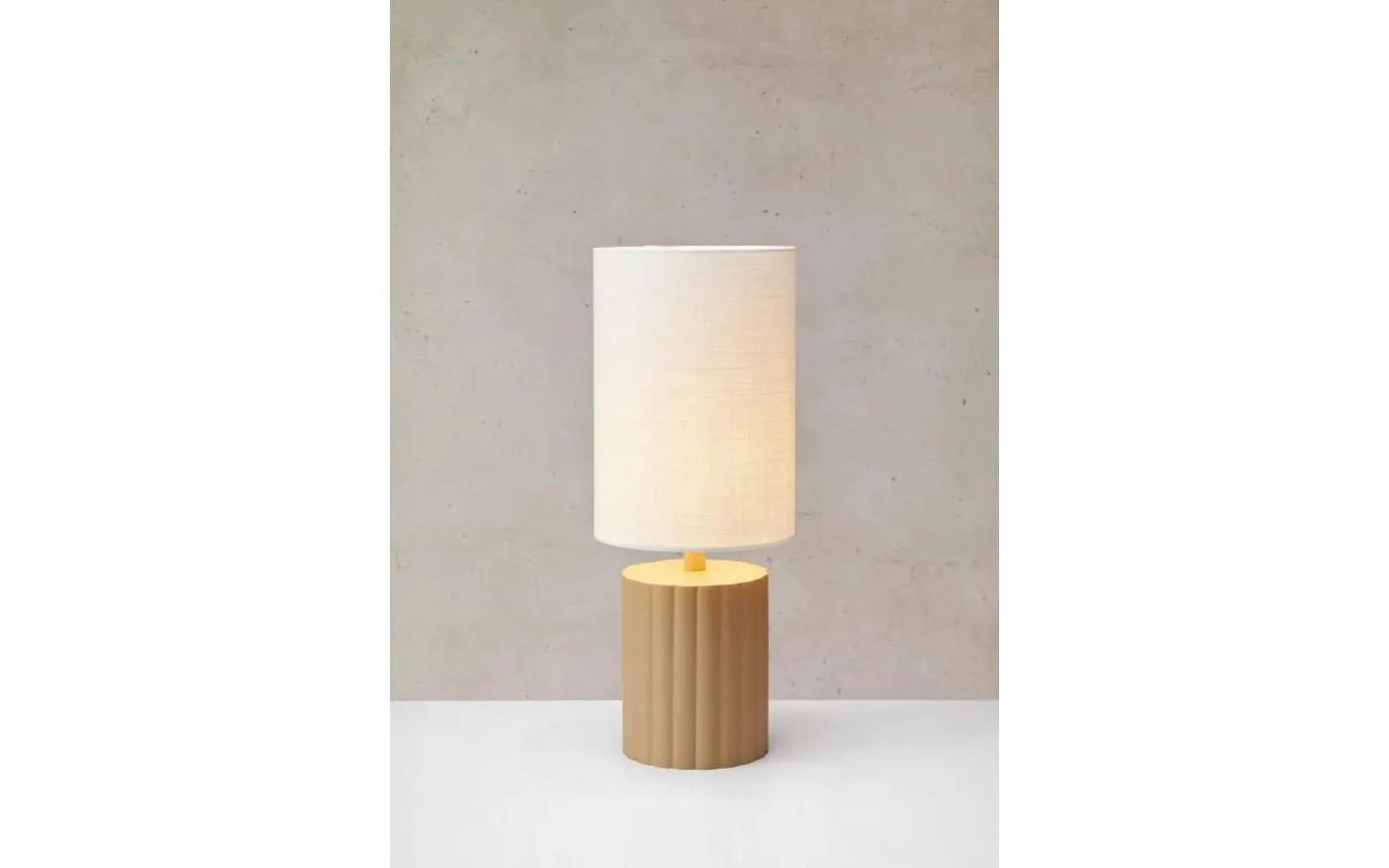 Can Bordslampa 57cm Vit/Beige