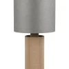 Canio Bordslampa 27cm E27 trä/grå
