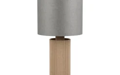 Canio Bordslampa 27cm E27 trä/grå