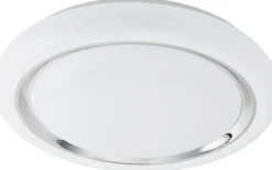 Capasso Plafond 40cm LED 3000K 20W Vit/Krom