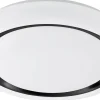 Capasso Plafond 48cm LED 3000K 19,5W Svart/Vit