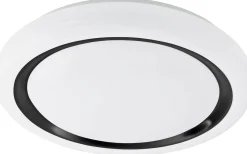 Capasso Plafond 48cm LED 3000K 19,5W Svart/Vit