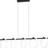 Caranacoa Taklampa 117cm LED 3000K 5x7W Svart