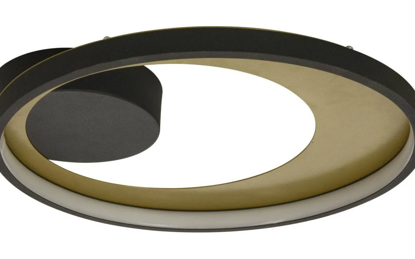 Carat Plafond/Vägglampa 36cm LED 15W 3000K Svart/Guld
