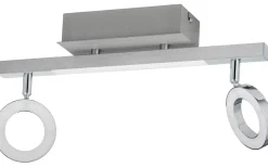 Cardillio Takspotlight 39cm LED 3000K 2x3,2W + 3,3W Krom