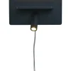 Cargador Vägglampa med Trådlös Laddning och USB LED 3000K Svart