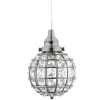 Carlo Fönsterlampa Kristall K9 10cm Svart Nickel