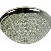 Carlo Plafond 46cm Kristall Krom/Klar