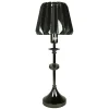 Carlow Bordslampa 50cm Kristall K5 Svart