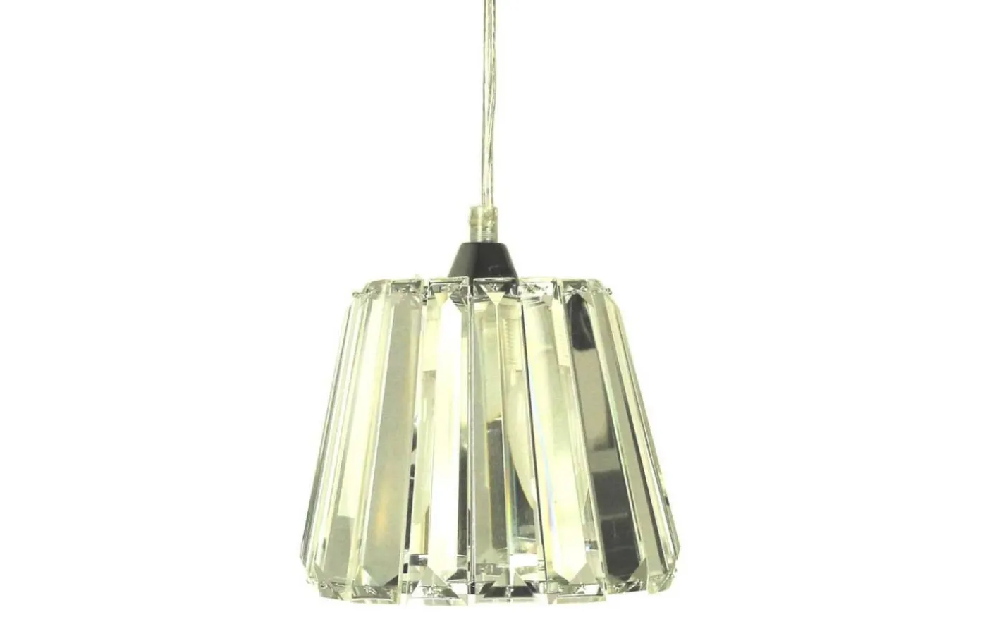 Carlow Fönsterlampa Kristall K5 14cm Krom