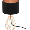 Carlton Bordslampa 31cm Koppar/Svart