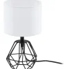 Carlton Bordslampa 31cm Vit/Svart