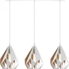 Carlton Taklampa 81cm 3L Vit/Guld