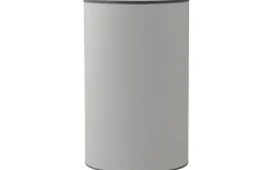 Carolin Cylinder Lampskärm Hög Ø25cm Vit, Grått Band