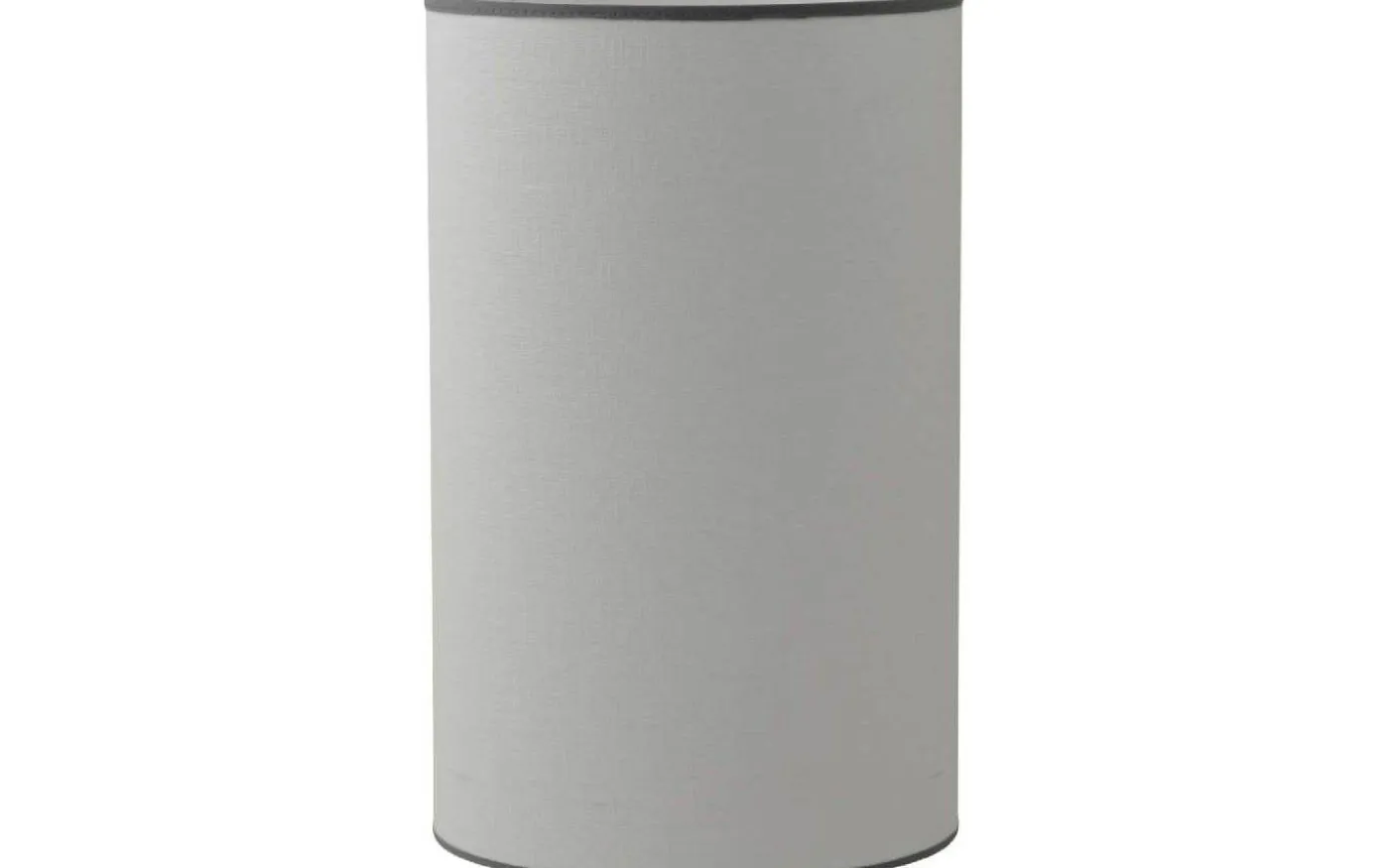 Carolin Cylinder Lampskärm Hög Ø25cm Vit, Grått Band