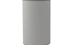 Carolin Cylinder Lampskärm Hög Ø25cm Vit, Sandfärgat Band