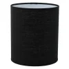 Carolin Lampskärm Cylinder Ø25cm Svart