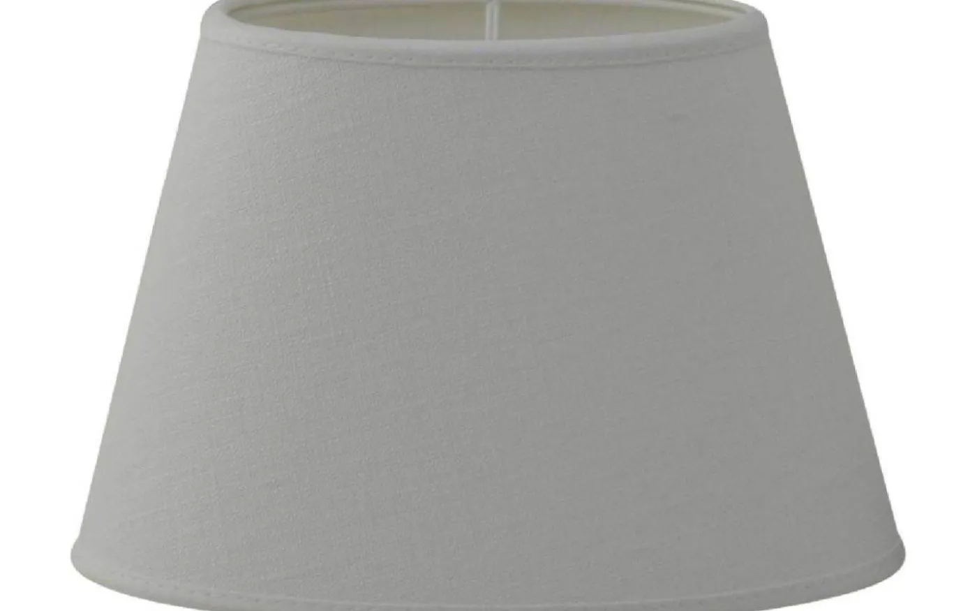 Carolin Oval Lampskärm 25cm Vit