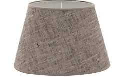 Carolin Oval Lampskärm 20cm Svartmelerad