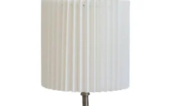 Carolin Plisserad Cylinder Lampskärm Ø25cm Vit