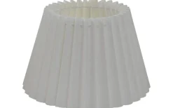 Carolin Plisserad Lampskärm Ø29cm Vit