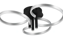 Caruso Plafond LED mattsvart/aluminium