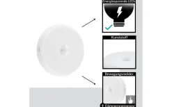 Cascia Batteridriven Nattlampa med Rörelsesensor 2-pack