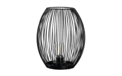 Casolare Lanterna 24 cm Svart med LED