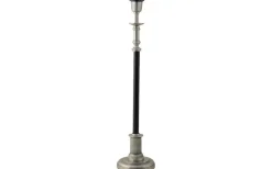 Cathrine Lampfot 66cm Silver/Svart