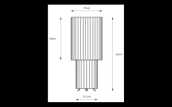 Catis Bordslampa 45cm Grå