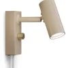 Cato Vägglampa LED GU4 Nougat/Mässing