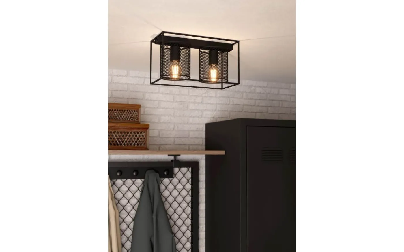 Catterick Plafond 35cm Svart