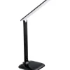 Caupo Skrivbordslampa 32cm LED 3000/5000/6500K 2,1W Svart